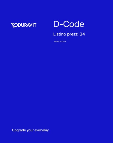 duravit - listino d-code 2025